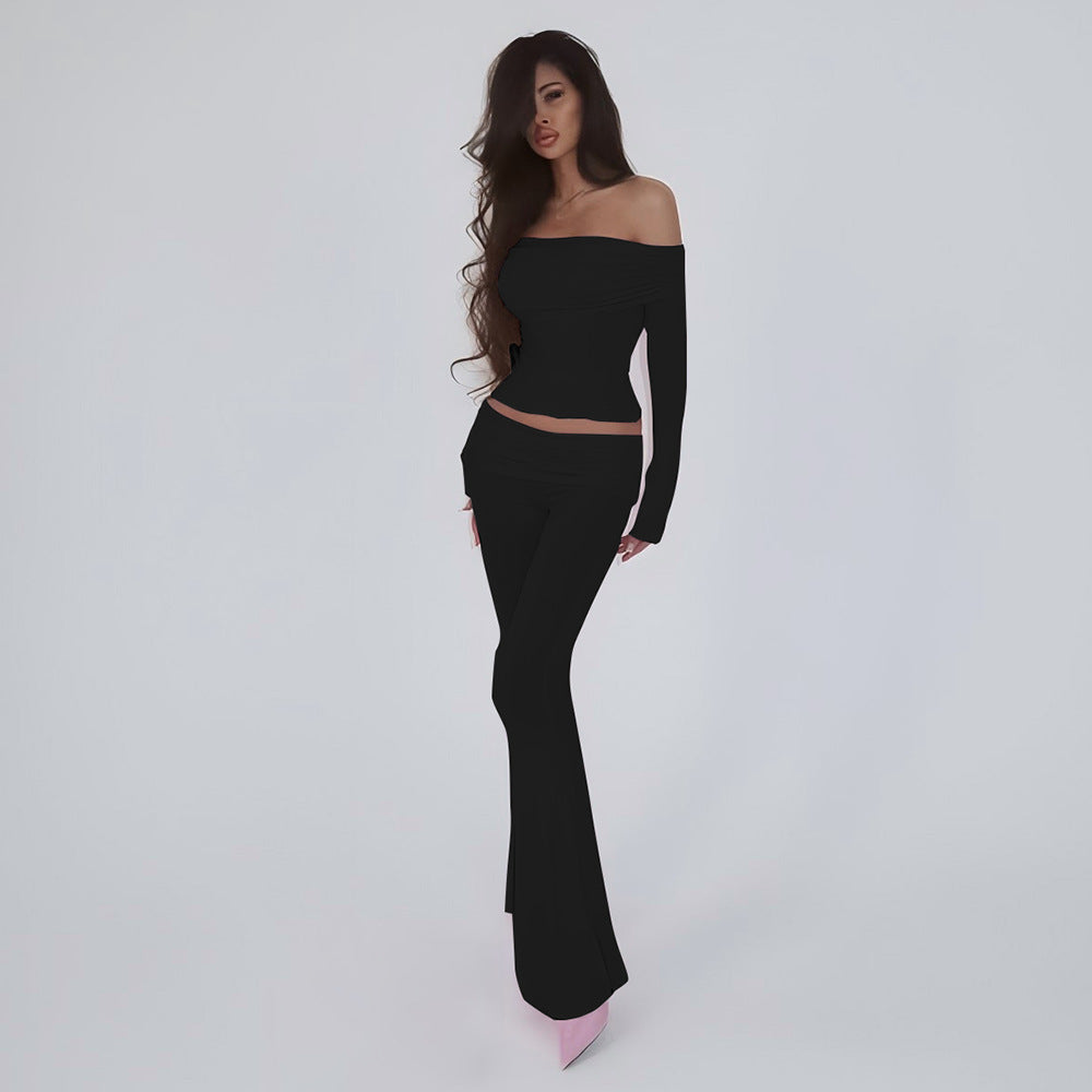 Off-Shoulder Flare Set – Viktoriya Milano